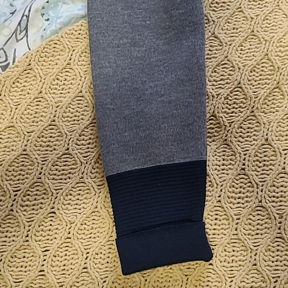 Vintage Dana Buchman Extra Fine Merino Wool Grey & Navy Long Cardigan - Size Sm - Picture 4 of 7